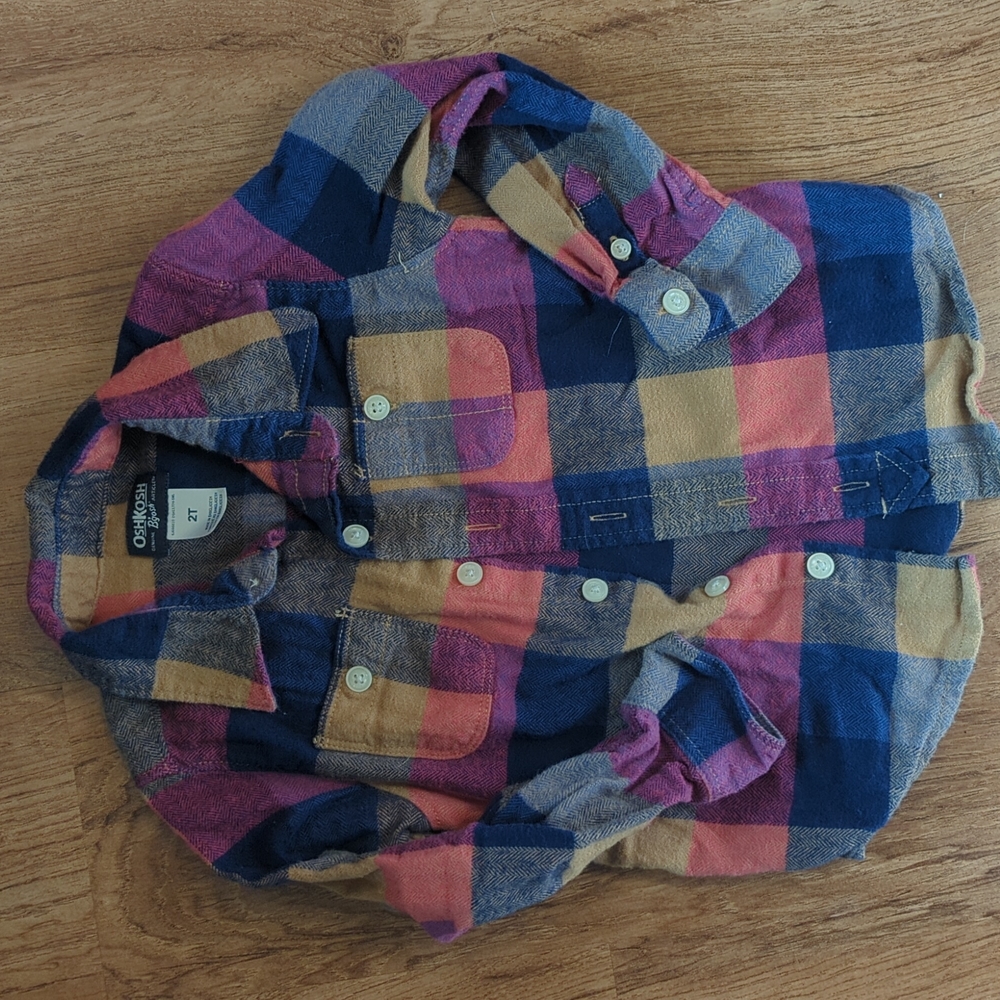 Toddler button up/flannel